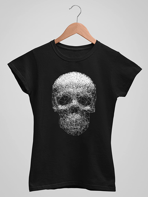Connecting the Dots – Skull T-Shirts for Women