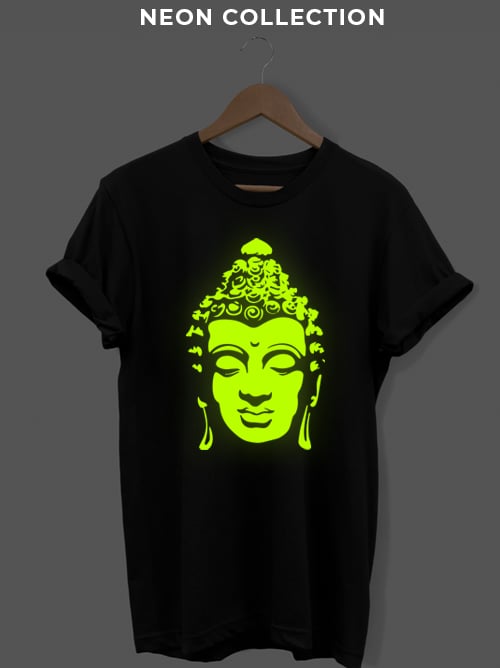 buddha white neon